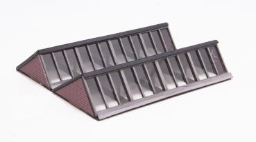 Joswood 17173 - Spur HO Baukastensystem Element Sheddach 3 Stück