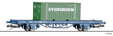 Tillig 17486 - Spur TT Containertragwagen Lgs mit einem 20‘ Container, MAV, Ep.VI