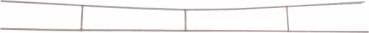 Sommerfeldt H0 181 -  Fahrdraht verkupfert 0,5x200mm offen, 5 Stück