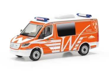 Herpa 097826 - Spur HO MB Sprinter'18 Halbbus FW Wiesbaden