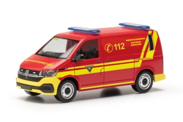 Herpa 097932 - Spur HO VW T6.1 Halbbus FW MTU/MAN München