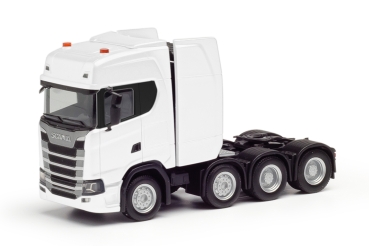 Herpa 308601-004 - Spur HO Scania CS20 HD Schwerlast-SZM weiß