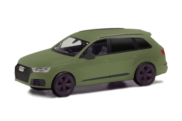 Herpa 420969-002 - Spur HO Audi Q7 mit getönten Scheiben olivgrün