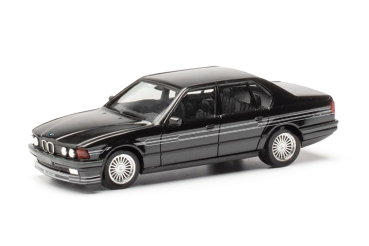 Herpa 421133 - Spur HO BMW Alpina B11 3,5 schwarz Dekor silber