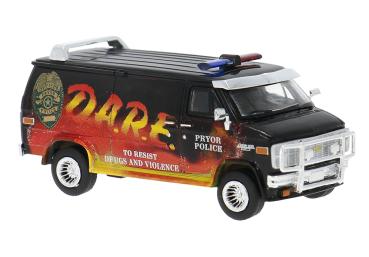 Brekina 18258 - Spur HO Chevrolet G20 D.A.R.E.
