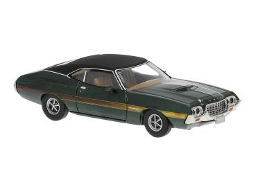 Brekina 18325 - Spur HO  Ford Gran Torino Sport 1969 grün,schwarz