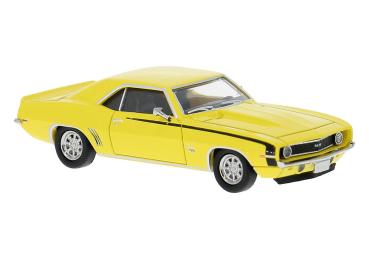 Brekina 18377 - Spur HO Chevrolet Camaro 1969 gelb