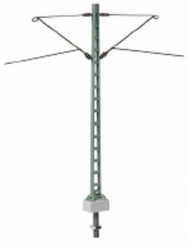 Sommerfeldt H0 186 - Gittermittelmast mit 2 Auslegern 5 Stück