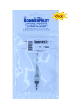 Sommerfeldt 1860 - Spur HO Gitter-Mittelmast mit 2 Ausleger Click (1 Stück)
