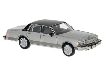 Brekina 19723 - Spur HO Chevrolet Caprice, silber, schwarz