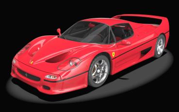 Pocher HK62 - Ferrari F50 – Rosso Corsa – Bausatz im Maßstab 1:8