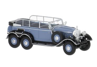 Brekina 21082 - Spur HO Mercedes-Benz G4 in blau, 1938