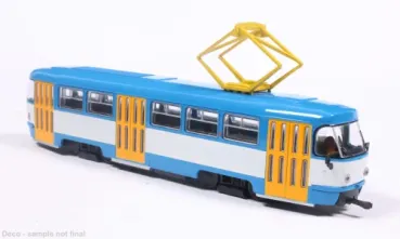 Brekina 64506 - Spur H0 Straßenbahn Tatra T3/T4, Ostrava, 1970