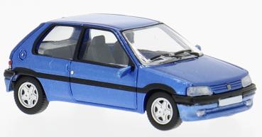 Brekina PCX870751 - Spur H0 Peugeot 106 XSI, blau, 1991
