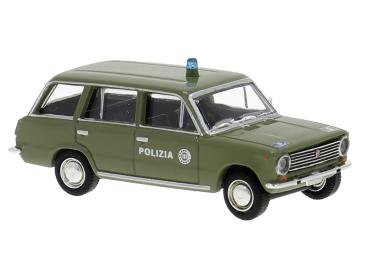 Brekina 22428 - Spur HO Fiat 124 Familiare der Polizia, 1966