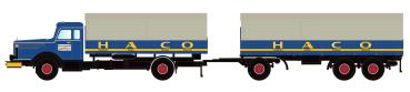 Minis/Lemke LC3321 Spur N Krupp Titan Hängerzug Pritsche/Plane