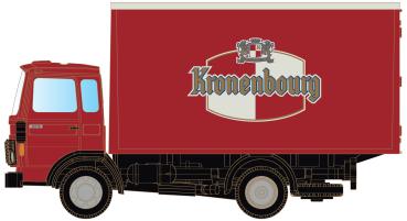 Minis/Lemke LC4865 - Spur N Renault JK75 mit Koffer - Kronenbourg