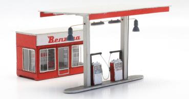 Igra Modell 250004 - Spur TT Tankstelle, Lasercut-Bausatz