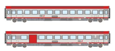 AMS 258177 - Spur N 2er Set Personenwagen BDbmpsz + Bmz ÖBB, Ep.VI