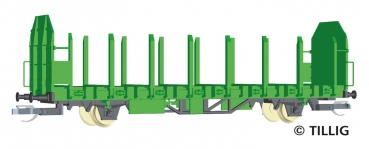 Tillig 14600 - Spur TT Rungenwagen Laaps, DBAG, Ep.VI