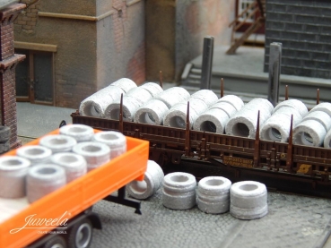 Juweela 28167 - Drahtrollen Coils Alu Inhalt 60 Stk.