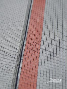 Juweela 28422 - Spur H0 FLEXYWAY Betonsteinpflaster Gehweg + Fahrradweg