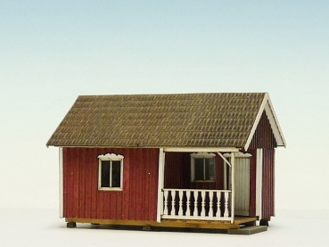 Joswood 25008 - Gartenhaus mit Veranda schwedisch (rot)