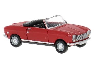 Brekina 29175 - Spur H0 Peugeot 204 Cabriolet, rot,  1967