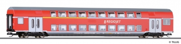 Tillig 16796 - Spur TT Doppelstockwagen DABz 755, 1./2. Klasse, RegioJet