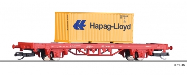 Tillig 17480 - Spur TT Containertragwagen Lgs mit Container, DBAG