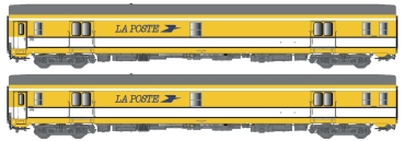 LS Models 40445 - 2er Set Postwagen PA UIC, SNCF