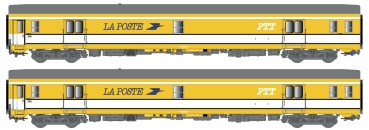 LS Models 40446 - 2er Set Postwagen PA UIC, SNCF