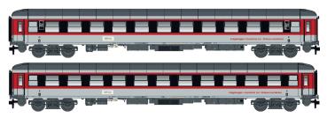 LS Models 98018N - Spur N 2er Set Liegewagen Bvcmz + Bvcmbz Wagon Service, Ep.VI