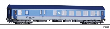 Tillig 16498 - Personenwagen mit Gepäckabteil, Y/B 70, 2. Klasse, CD