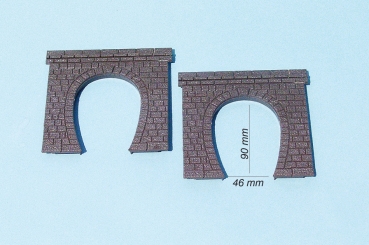 Heki 3124 - 2 Tunnelportale eingleisig
