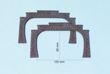 Heki 3126 - 2 Tunnelportale zweigleisig