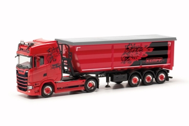 Herpa 317269 - Scania CS20 HD Stahlrundmulden-Sattelzug "Markus Mangel"