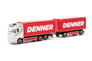 Herpa 317276 - Volvo FH GL 2013 Koffer-Hängerzug "Sascha Berthold/Denner"