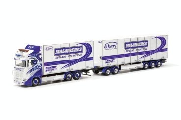 Herpa 317290 - Scania CS20 HD Schwedenkombi "Malmbergs Akeri"