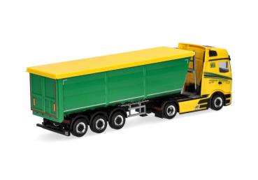 Herpa 321006 -Spur H0 Mercedes-Benz Actros L ProCabin Bigspace Stahlmulden-Sattelzug, Gersdorf Transporte