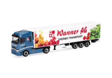 Herpa 321242 Spur H0 Renault T facelift Kühlkoffer-Sattelzug "Wanner AG"