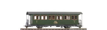 Bemo 3230140 - RhB B 2060 Personenwagen 2-achsig 2. Klasse, Historischer Dampfzugwagen