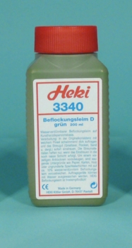 Heki 3340 - BEFLOCKUNGSLEIM GRÜN, 200 ML