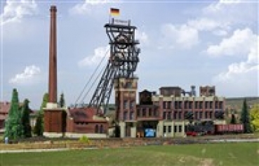 Kibri 37228 - Spur N Förderturm m.Maschinenhaus/Kohlehaus