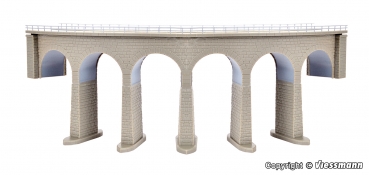 Kibri 37664 - Semmering-Viadukt mit Eisbrecherfundamenten, gebogen, eingleisig