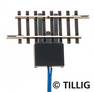 Tillig 83156 - Spur TT Unterbrechergleis, 41,5 mm einseitig getrennt,