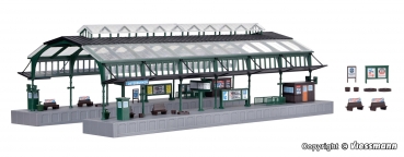 Kibri 37760 - Spur N Bahnsteighalle grün