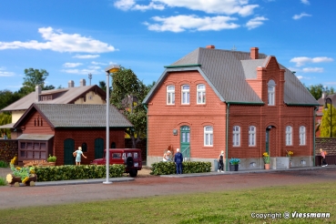 Kibri 38188 - Spur HO Siedlungshaus Oberhausen mit Nebengebäude