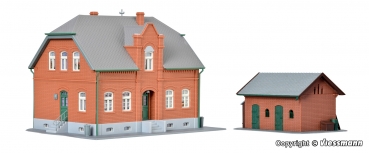 Kibri 38188 - Spur HO Siedlungshaus Oberhausen mit Nebengebäude