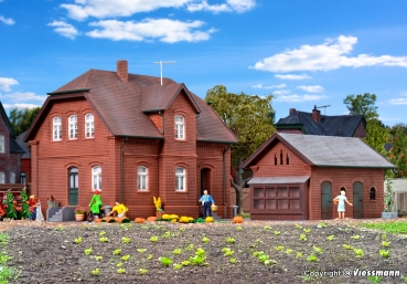 Kibri 38190 - Spur HO Siedlungshaus in Bottrop mit Nebengebäude
